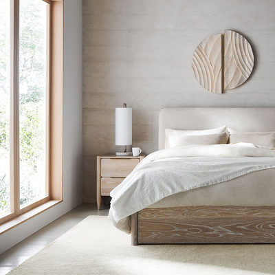 Casa 22" White Oak Wood Nightstand - image 13 of 14