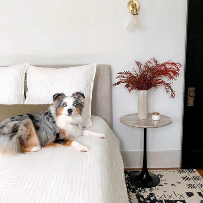 Nero White Marble Round Accent Table - image 17 of 18