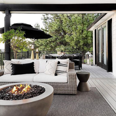 Abaco 83" Resin Wicker Outdoor Sofa with Canvas Natural Sunbrella ® Cushions - image 24 of 23