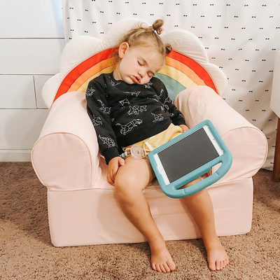 Large Rainbow Kids Lounge Nod Chair - image 13 of 17