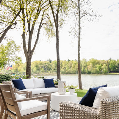 Sunbrella ® Canvas 20"x13" Wheat Yellow Outdoor Throw Pillow - image 4 of 8