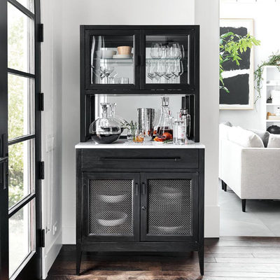 Enzo Bar Cabinet with Hutch - image 14 of 15