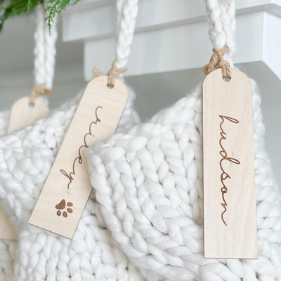 Ivory Cozy Knit Christmas Stocking - image 11 of 11