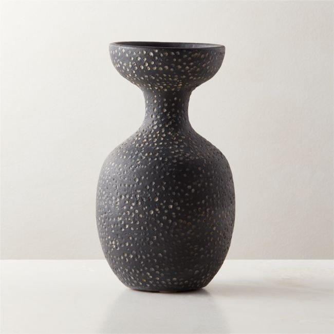 Amata Round Clear Glass Vase