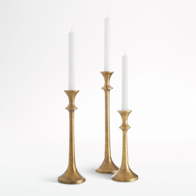 Emmett Bronze Taper Candle Holder 14.5