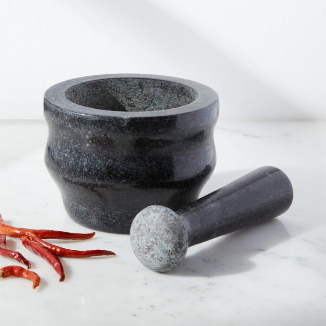 Cole and Mason Granite Mortar and Pestle Molcajete Bowl Grinder +