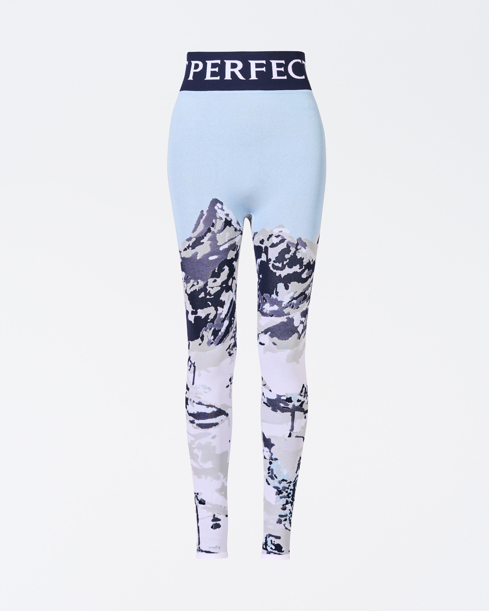 Mountain Print Jacquard Legging | Perfect Moment