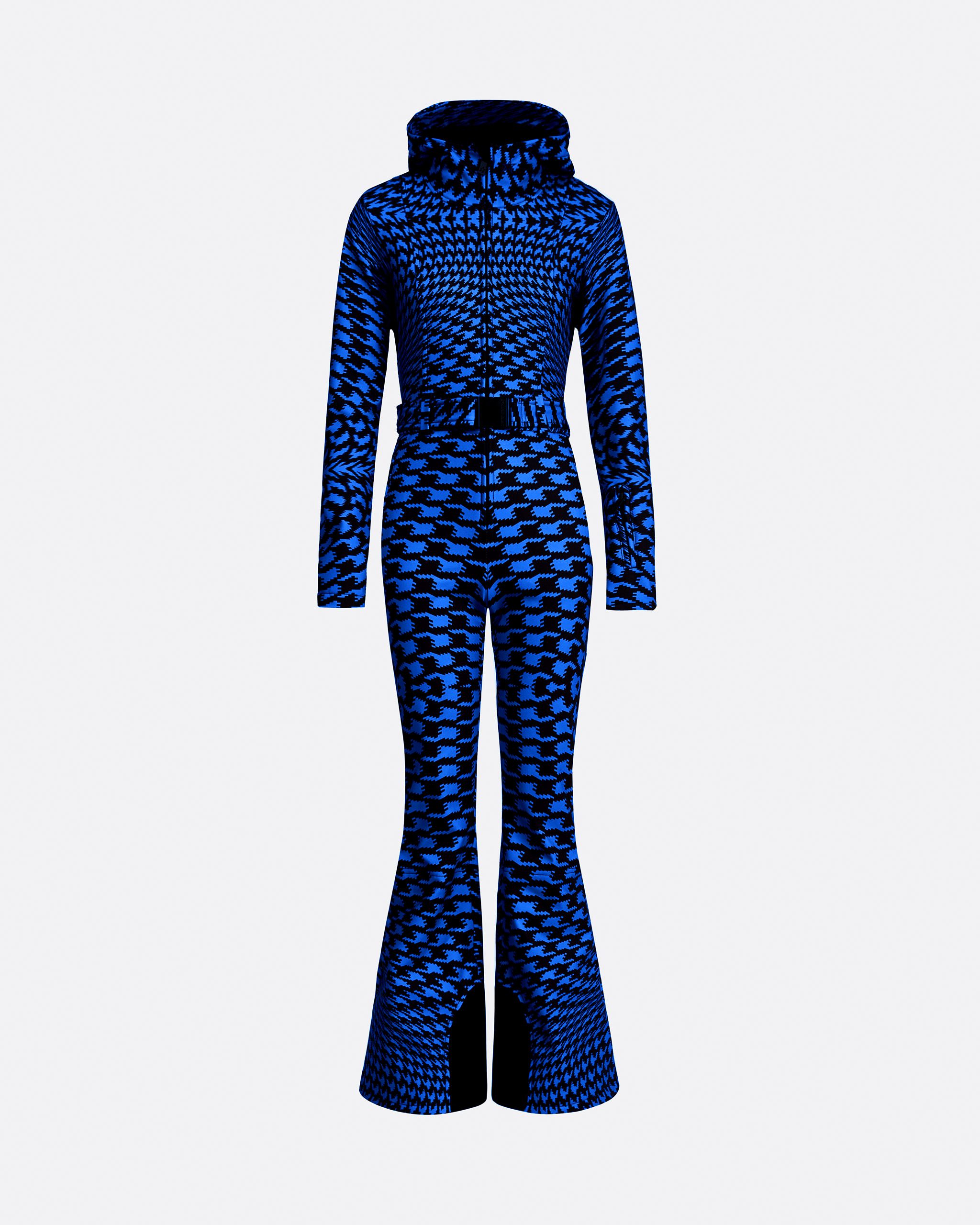 Twisted Houndstooth Tignes Ski Suit | Perfect Moment