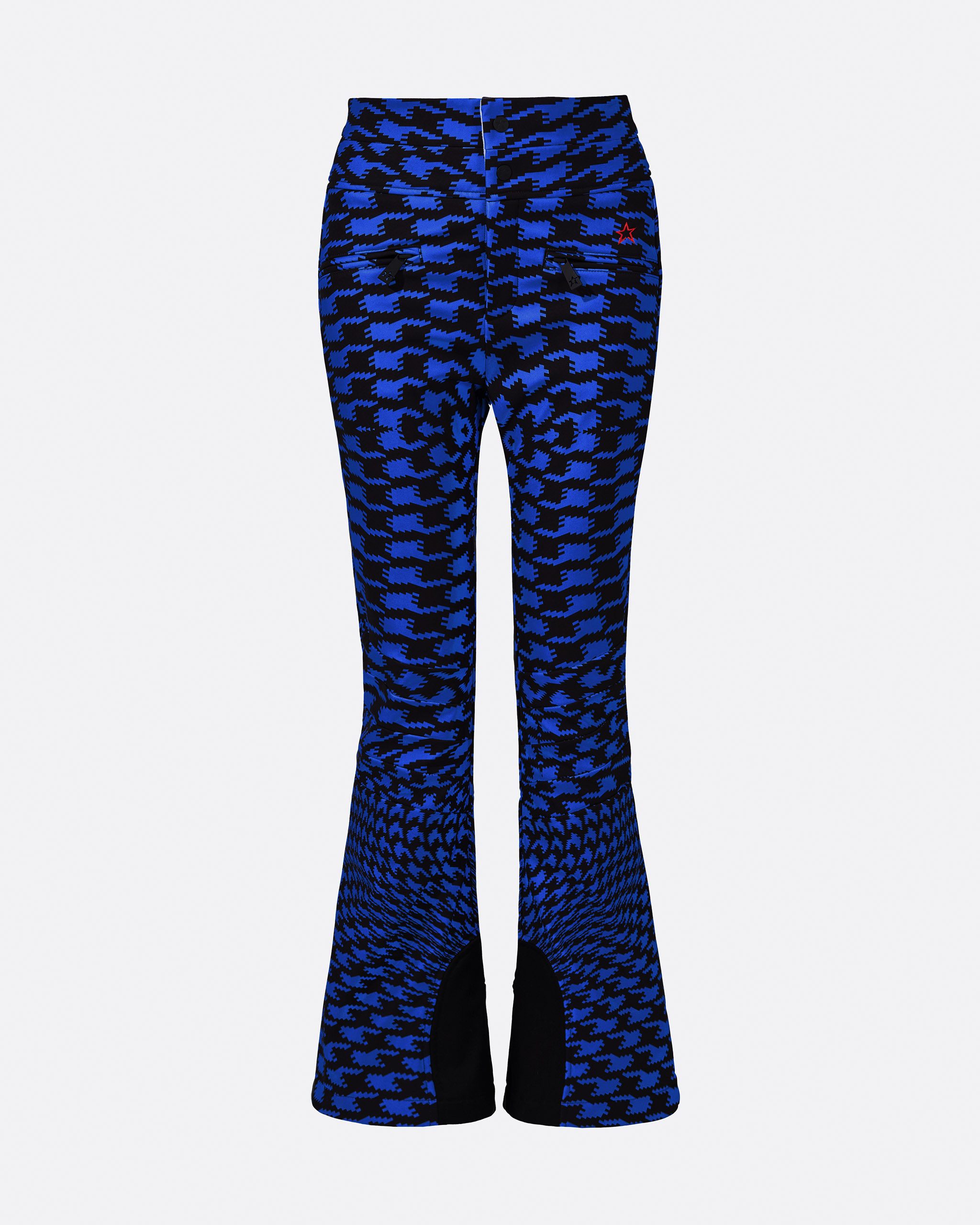 Twisted Houndstooth High-Waist Aurora Flare Ski Pant | Perfect Moment